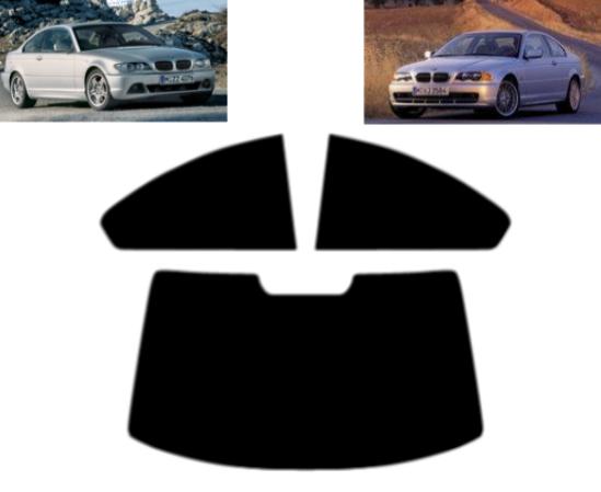 BMW Serie 3 Е46 (2 Puertas, Coupé, 1999 - 2005) - Kits de láminas solares para tintado de lunas