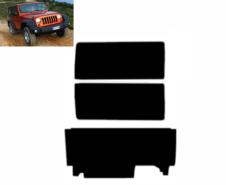 Jeep Wrangler (2 Πόρτες, 2011 - 2017) - Σετ με φιμέ μεμβράνες για φιμέ τζάμια