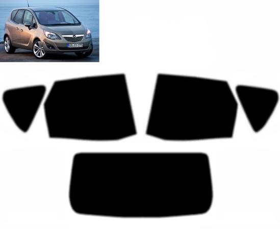 Opel Meriva (5 Drzwi, 2010 - 2017) - Uprzednio przycięta folia do przyciemniania szyb