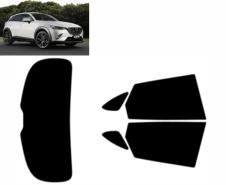 Mazda CX3 (5 Drzwi, 2015 - ...) - Uprzednio przycięta folia do przyciemniania szyb