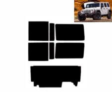 Jeep Wrangler (4 Πόρτες, 2011 - 2016) - Σετ με φιμέ μεμβράνες για φιμέ τζάμια