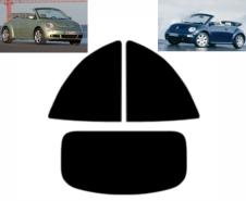 VW Beetle (2 Porte, Cabriolet, 2003 - 2011) - Kit Pellicola Oscurante Vetri Auto Pre-Tagliata