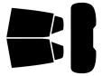 Dacia Sandero Stepway (5 doors, hatchback, 2020 - ...) - pre-cut window tint kits
